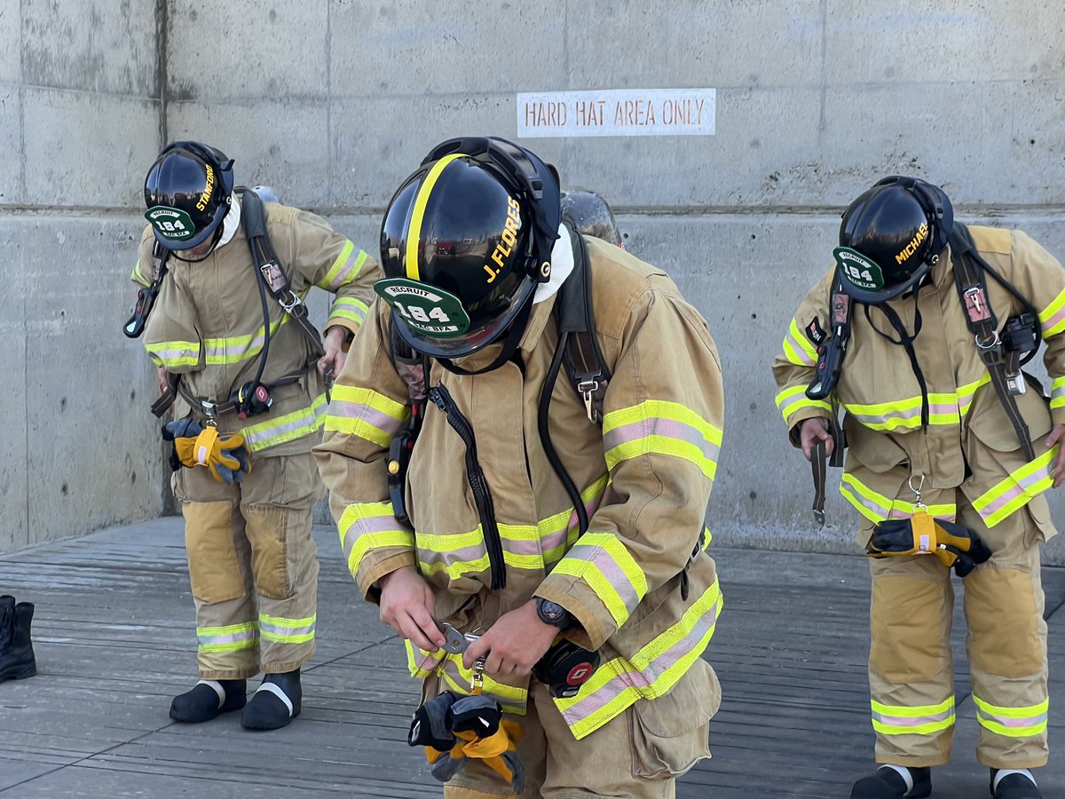 Week one is in the books for the 184th Basic Fire Academy!🙌