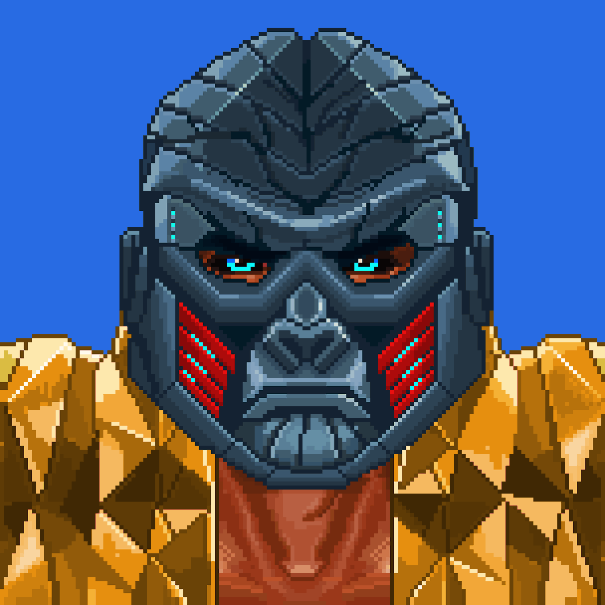 CristianGodoyX's tweet photo. Angry Gorilla Mask 🌊 https://t.co/jtEBUCBIN6