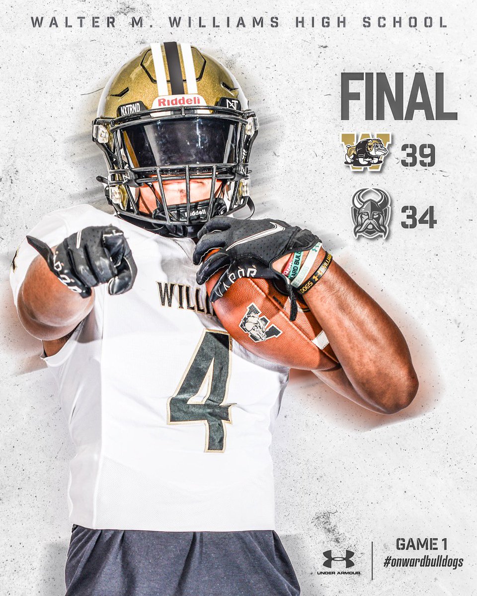 Williams Football (@whsbulldogsfb) on Twitter photo Great night for the Dawgs!! Picked to lose by 23 and came out on top! <a href="/DawgAthletics/">Williams Athletics</a> <a href="/WHSDawgstrong/">WHS Strength and Performance</a> <a href="/dawgs_bite/">WWHS Student Section</a> <a href="/BoosterWilliams/">WilliamsAthleticBoosterClub</a> <a href="/WMWHS/">Walter M Williams</a> Great night for the Dawgs!! Picked to lose by 23 and came out on top! <a href="/DawgAthletics/">Williams Athletics</a> <a href="/WHSDawgstrong/">WHS Strength and Performance</a> <a href="/dawgs_bite/">WWHS Student Section</a> <a href="/BoosterWilliams/">WilliamsAthleticBoosterClub</a> <a href="/WMWHS/">Walter M Williams</a>