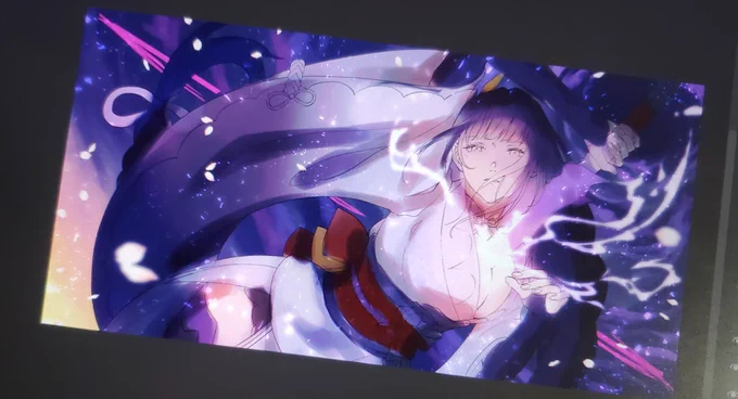 描き下ろしてる 