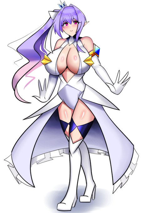 にゅーうちの子変身ヒロインをデザインしました。
人間に憧れ、恋する人魚のシエルちゃんは、変身している時だけ人間の姿になれるのです! 