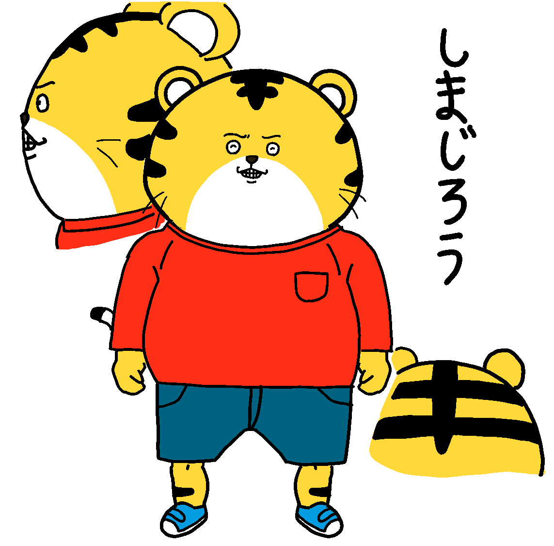 mashira_ma_saru's tweet photo. ちいかわに、しまじろう参戦と聞いて https://t.co/i5X1xq92KU