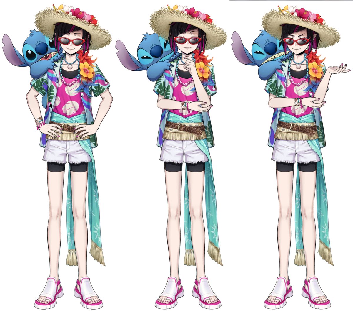 Summer Lilia full live2d (Stitch version)