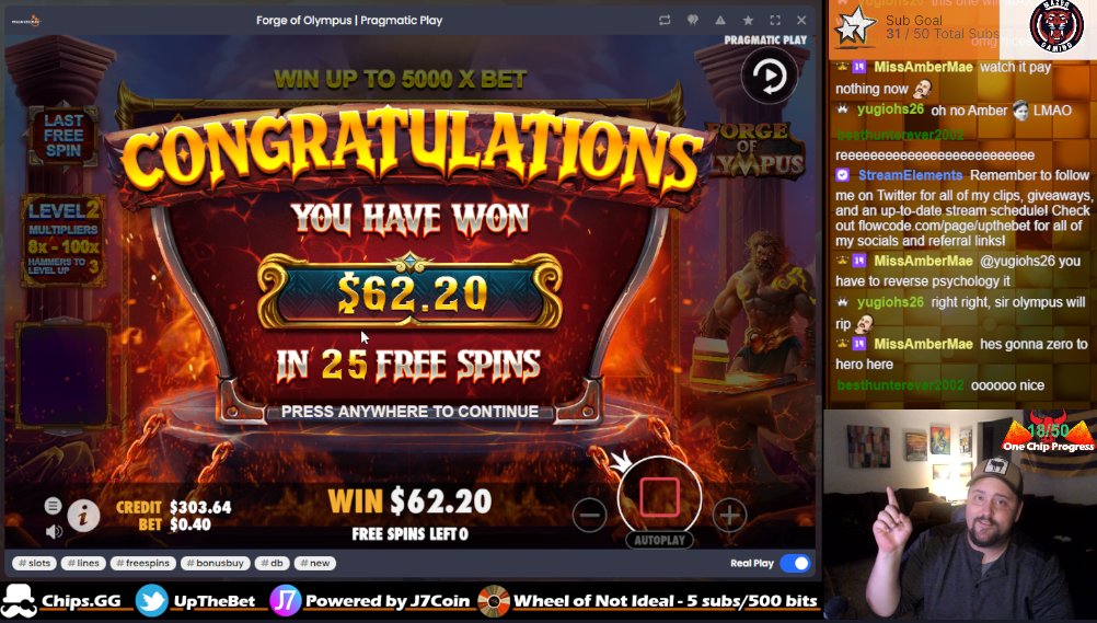 Jump on and play Forge of Olympus!⚡#BeatTheBet this week to earn an entry into a special giveaway on 8/25/23! Get a win better than 155.5X and show me!

🚀One person who RTs this tweet will win $10 GL