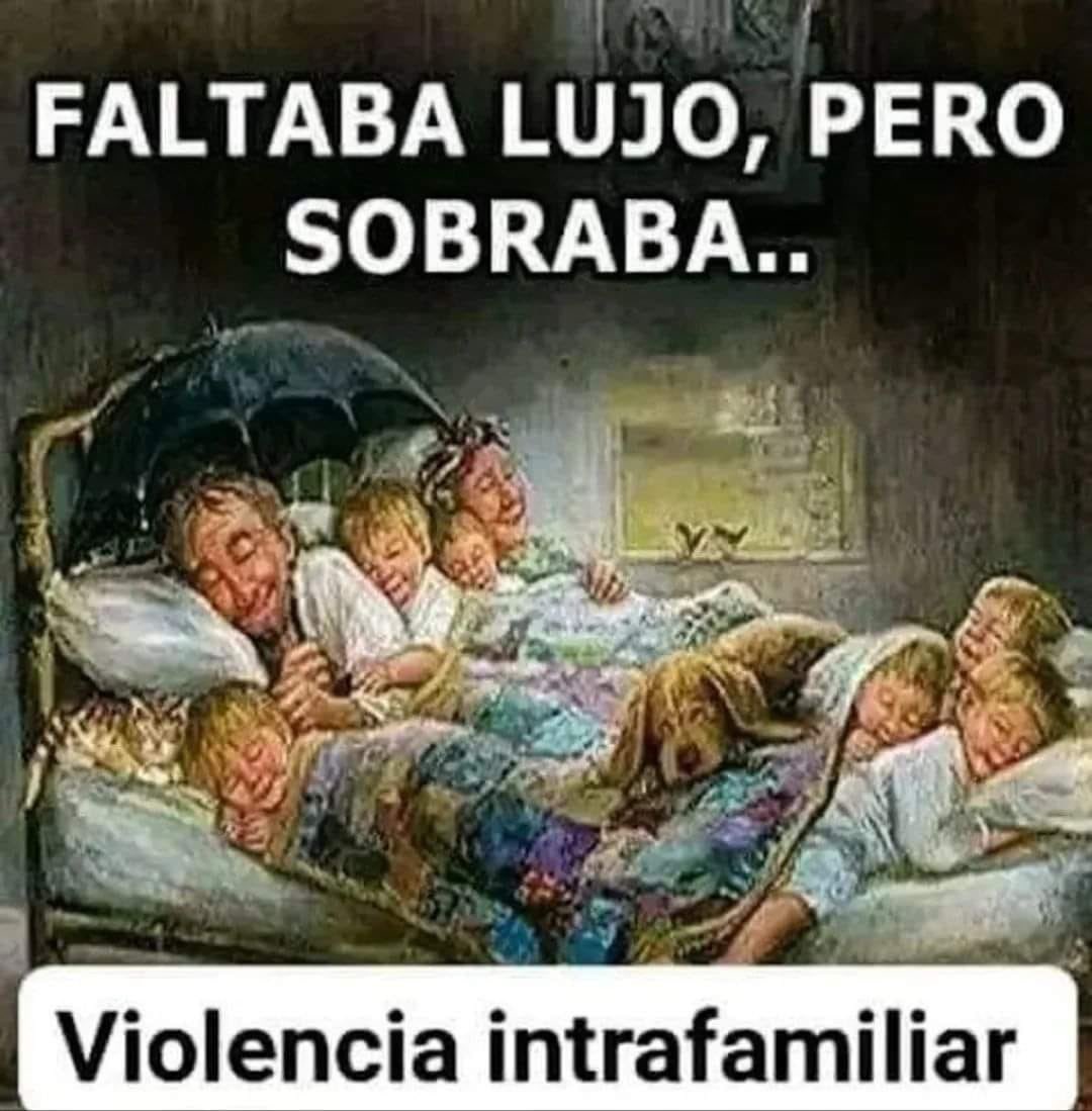 Che me parece horrible el video de los huevazos a los hijos y eso que mi casa era esta