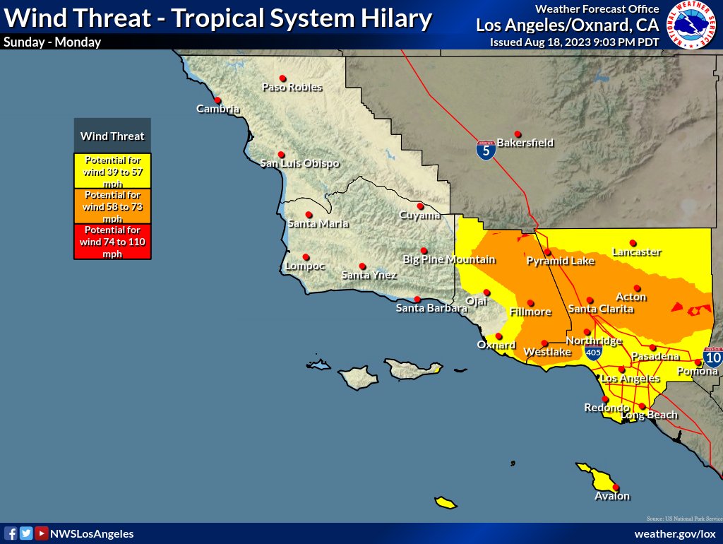NWS Los Angeles tweet media
