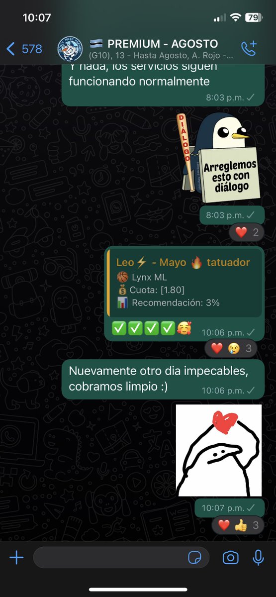 🌟Nuevamente otro día = Otra moneda por el Premium 🥰 

Se antoja jornadita de eSports gratis 

T.me/fr0stxr

Que dicen? 👆 UNETE YAYAYA ES GRATIS y tenemos que re hacer la rachita!
