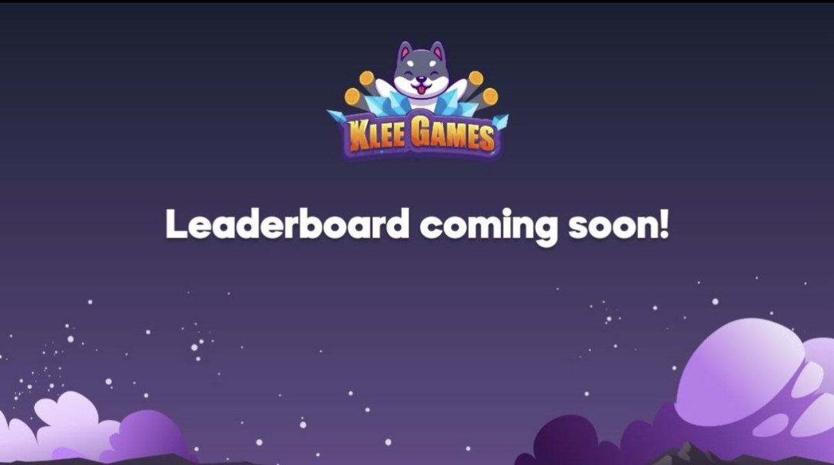 I wish I could spill the beans on everything but I can’t. #KleeGames is about to drop our Launchpad and more. 2 games in dev and more on the books. Don’t fade us or you’ll regret it.