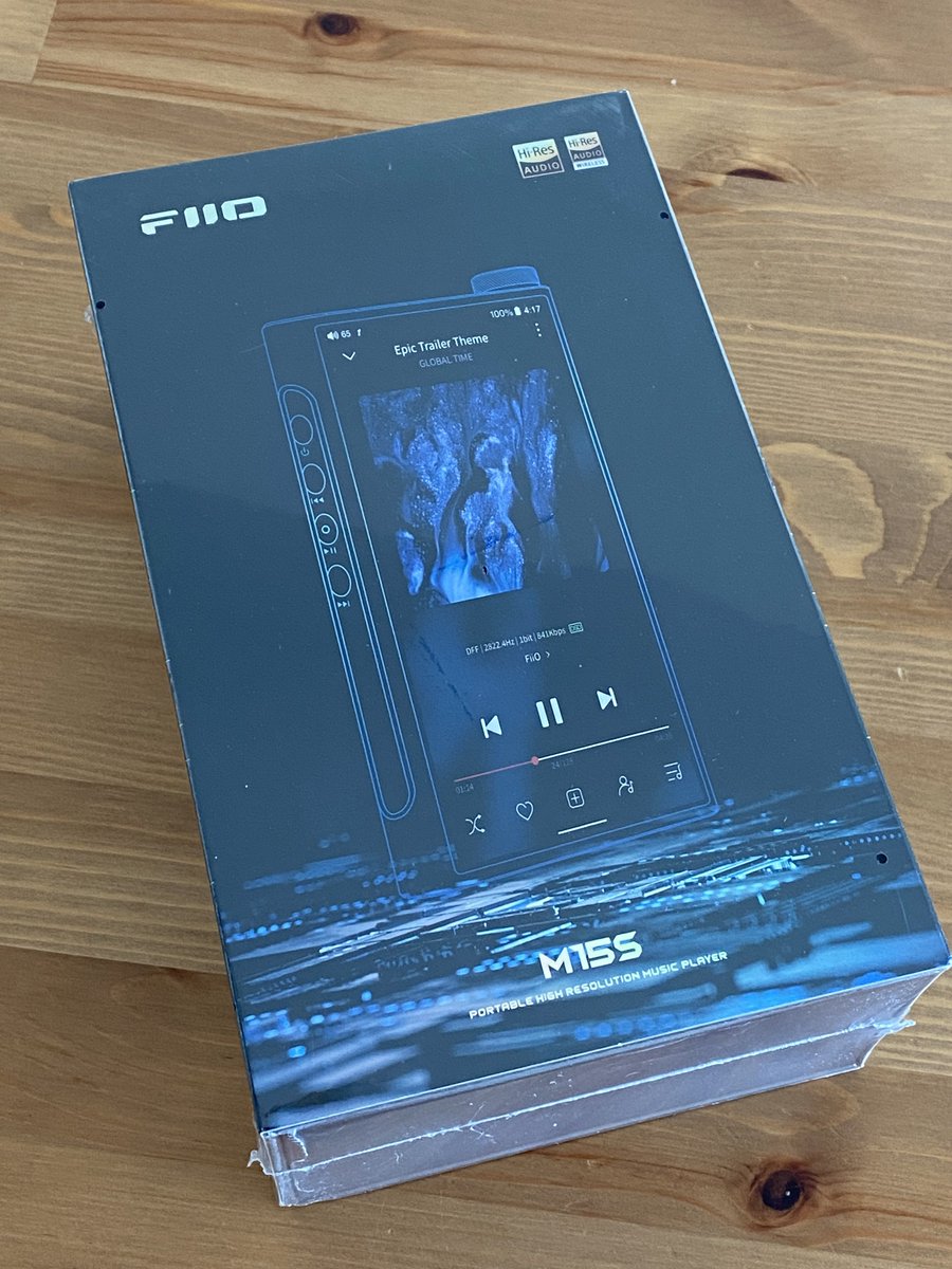 vespaman2501's tweet photo. FIIO M15S届きました！これからポタオデライフ楽しみます！！

#fiio
#M15S
#ポタオデ https://t.co/2BR1moc9Ir
