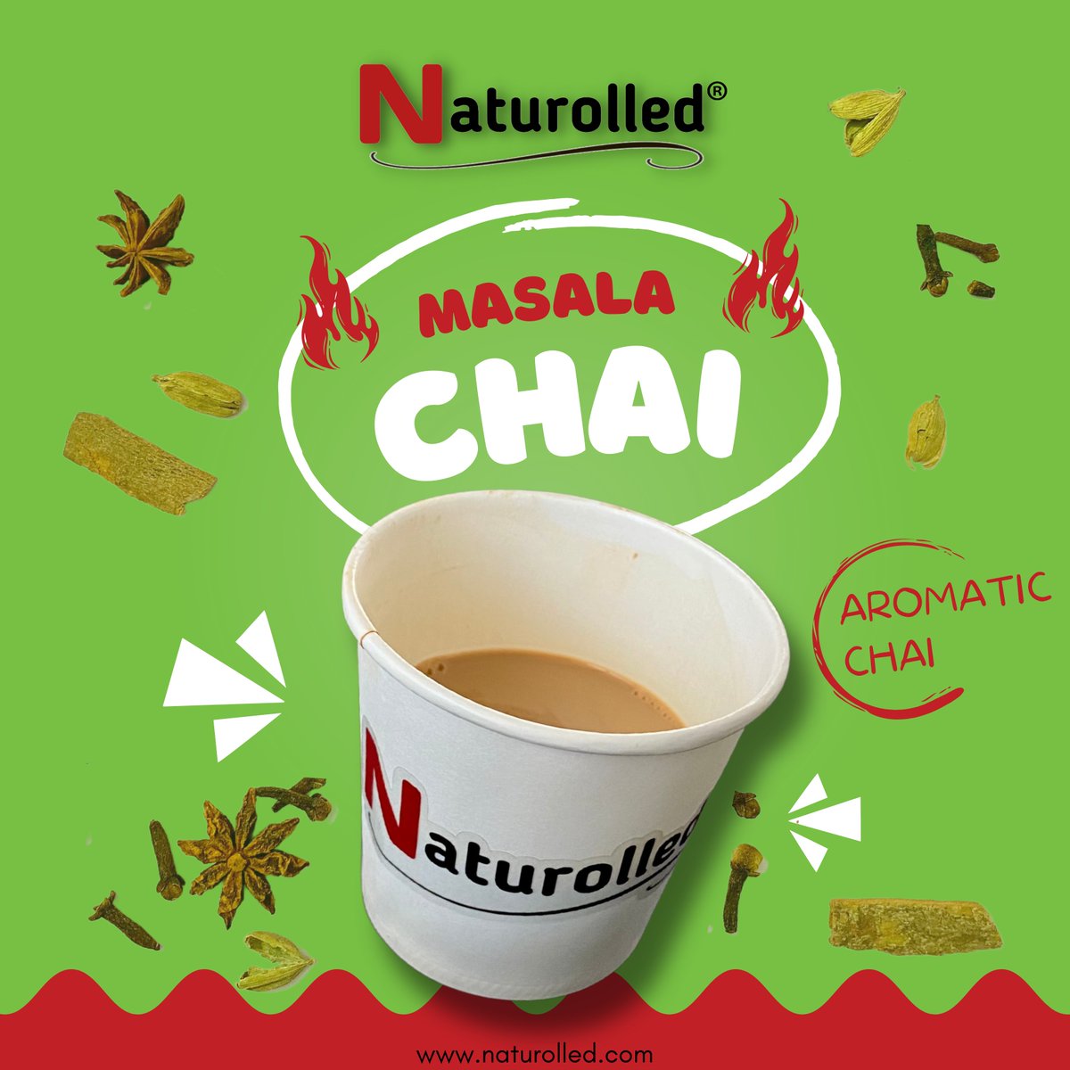 Aromatic masala chai that tantalizes your taste buds!

#masalachai #masalatea #masalatearecipe #masalachaitea #masala #chai #indiantea #indiatea #tandoorichai #flavouredtea #aromaticchai #aromatictea #kadakchai #garamchai #chailover #naturolled #naturolledtea #naturolledchai