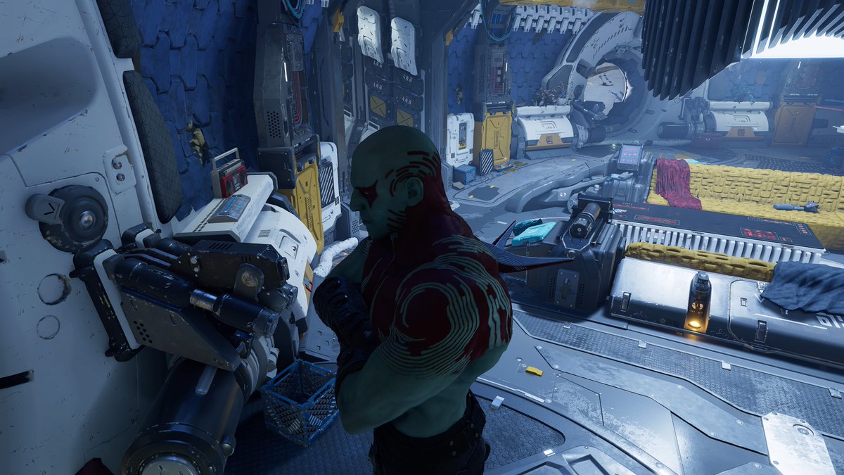 Nentash's tweet photo. No Drax why! You had so much to live for!!

#PS5Share, #MarvelsGuardiansoftheGalaxy #GoTG #Drax https://t.co/zfFdIXKMTV