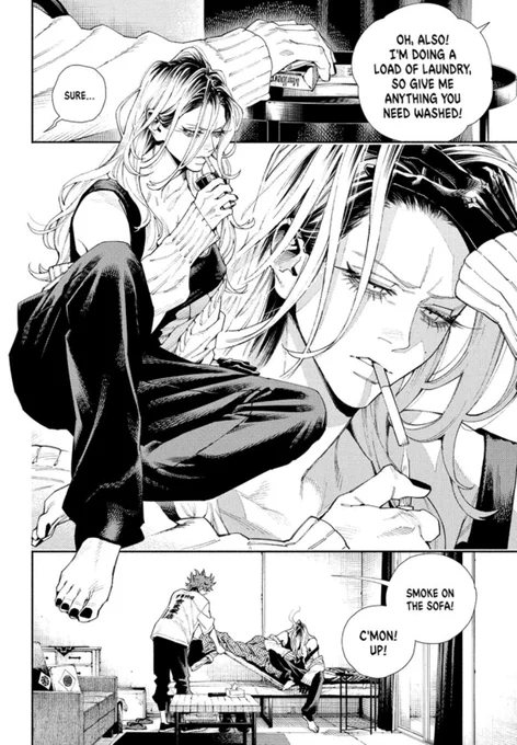 `Gokurakugai' really said "what if we give you a hot mommy addicted to smoking and a sexy daddy who craves booze?" and they're both TIRED 