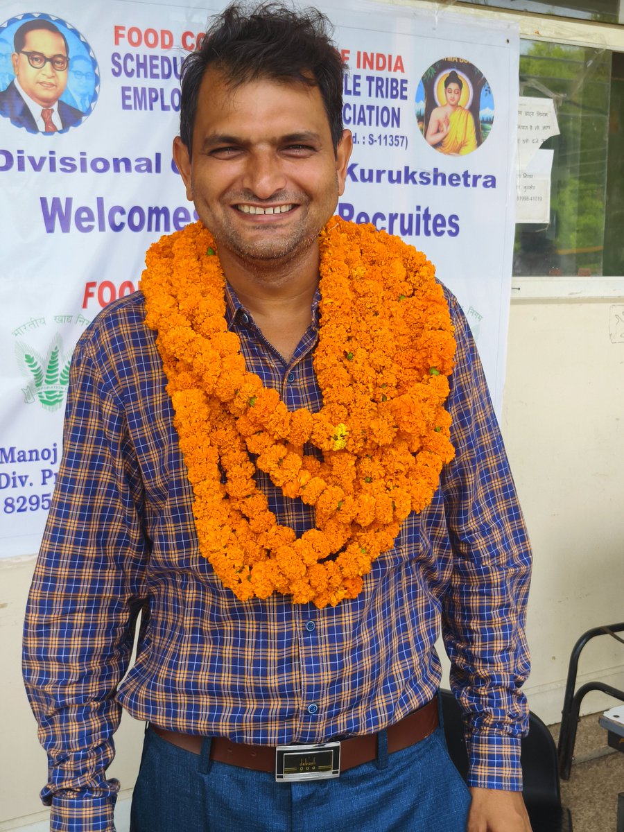 govindvarma3's tweet photo. Welcomed Sh. D.K.Giri Zonal President BKNKS Zonal committee Noida, at DO kurukshetra by DO kkr,unit committee and respected members of BKNKS KKR.
@BKNKSANGH2217 @BknksRajasthan https://t.co/x7yXdQzRk6