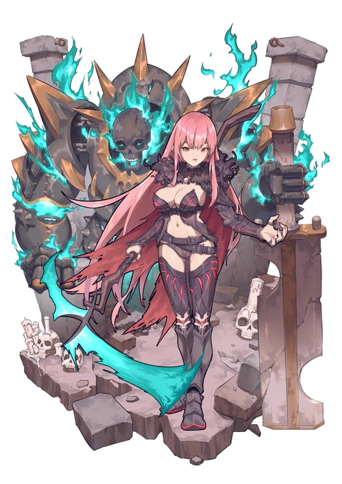 Isekai-Necromancer  Mori#MoriCalliope  #callillust 