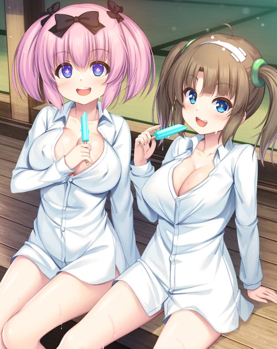 美野里ちんと雲雀ちん 