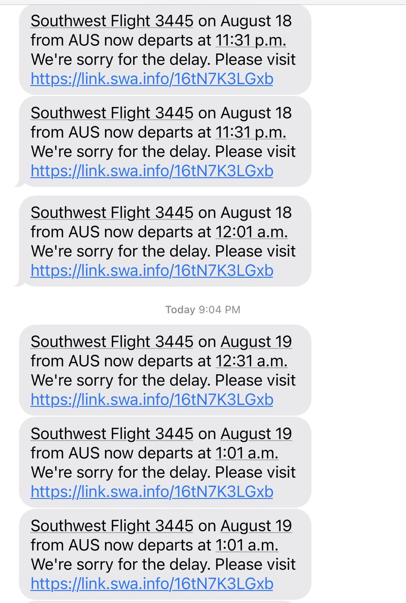 MarinaFayer's tweet photo. ⁦@SouthwestAir⁩ … really!? We waited so long we were told there were pilots and now CANCELLED?? https://t.co/Ax9ikBjZ5g