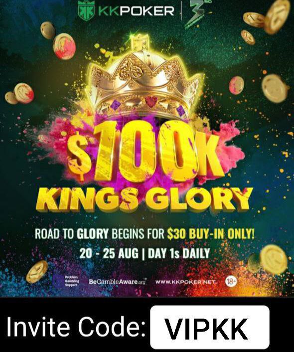 VIPKKPoker's tweet image. 🚨🚨🚨

🇨🇦 EXCLUSIVE PROMO for Canada only🇨🇦

👉🏼 FREE $30 MTT entry to $100K+ GTD

♦️Any new registration until end of Monday Aug 21

👉 Use link ➡️ kkpoker.club/VIPKK or invite code VIPKK to register!

➡️ DM your username to claim
