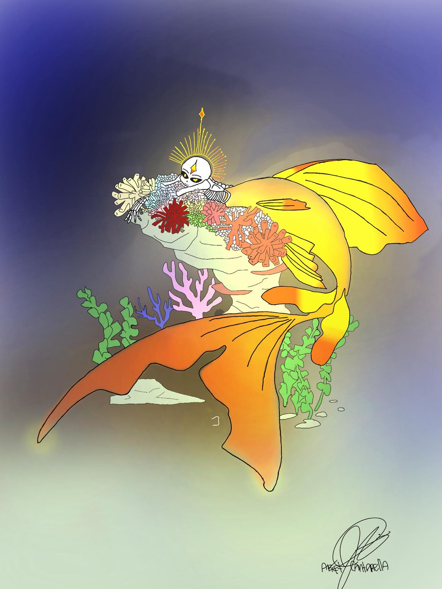 AriCantarellaS's tweet photo. Day 5 of my OC, Flare
Theme: LeviathanTale
Flare, Prince of all Evil Mers, who aims to kill all sailors by luring them.
#undertale #underverse #undertaleau #sans #au #alternateuniverse #undertalesans #dreamtale #dreamsans #dreamswap #dsdream #dsinksans #DrInk #dreamxinkchild https://t.co/YJX19Qq1r5