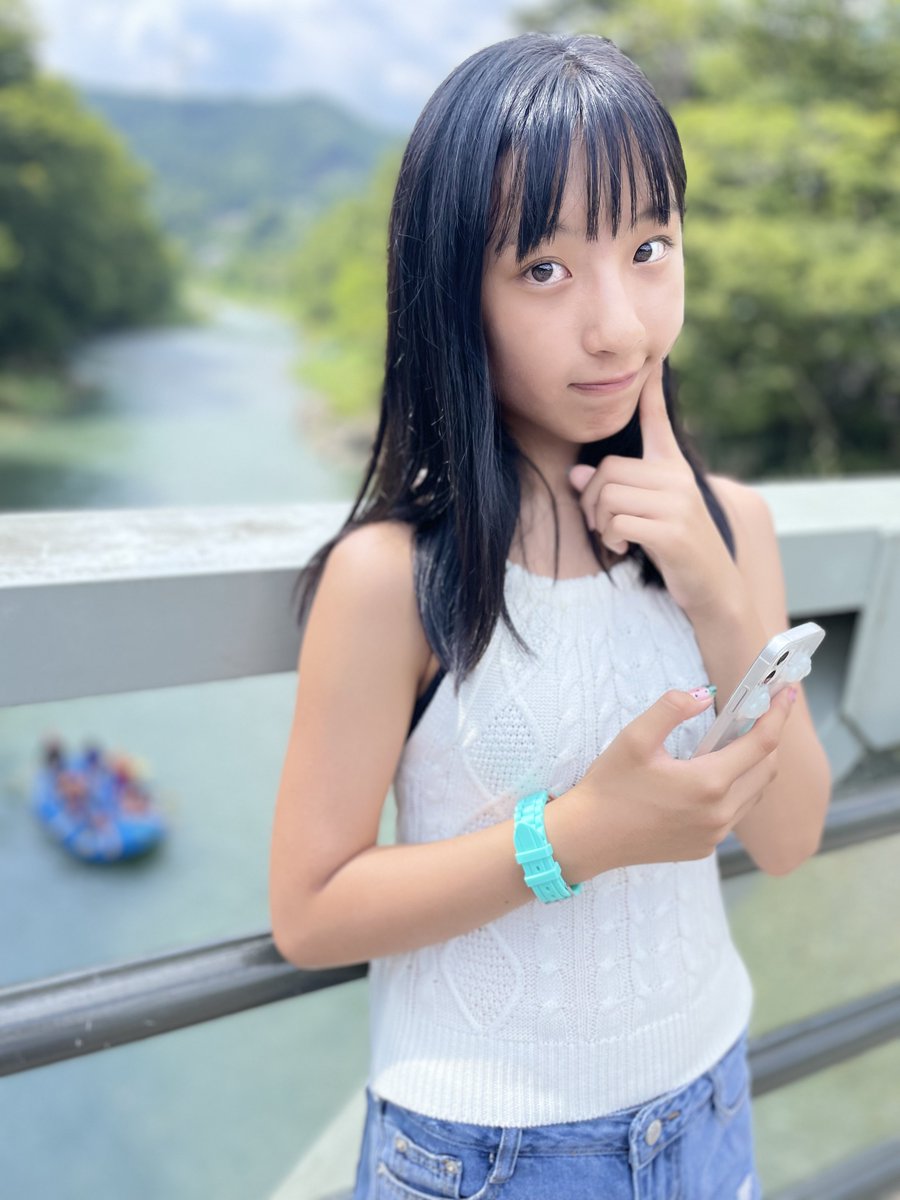 確認(* ˃̵͈́∀˂̵͈̀ )♡ ハロー🎶 今日と明日は清流撮影会!! いい天気だよ☀️ 今はお昼休み