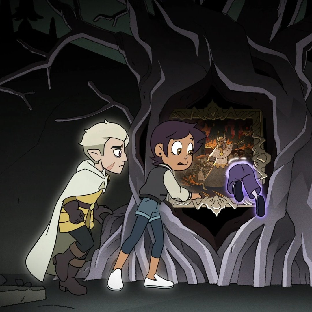 dailylunter's tweet photo. DAY #360 (wow) | Don't follow him
.   
. 
.
#LuzxHunter #lunter #huntceda #theowlhouse #toh #luznoceda #Hunter #GoldenLight https://t.co/egeOtM40kX