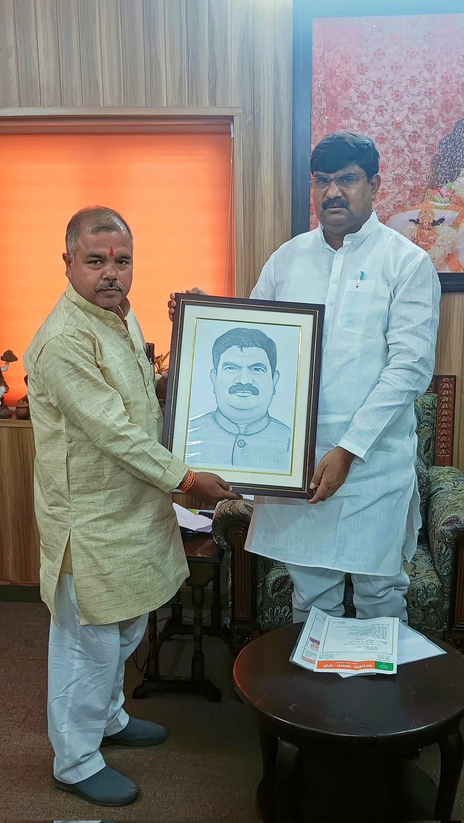 ManojSamtharBJP's tweet image. भाजपा प्रदेश संगठन मंत्री आदरणीय श्री धर्मपाल जी से पुनः शिष्टाचार भेंट की 🚩

@idharampalsingh