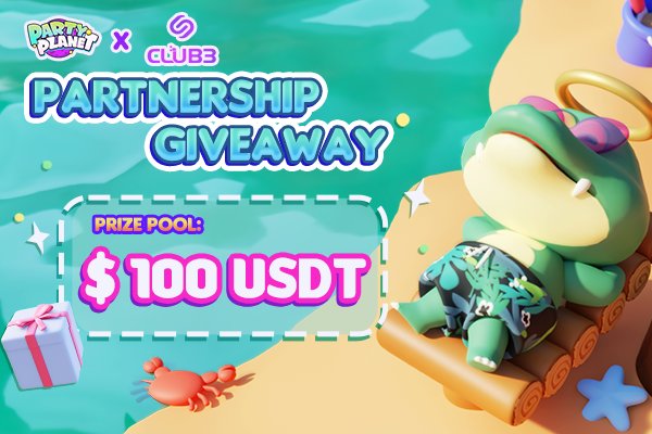 🚀🥂Excited to announce that we are co-hosting a special #giveaway with our partner @SkylandNFTs ! 
 📅Aug 16th - Aug 26th
✅To enter: 
1. Follow @SkylandNFTs and <a href="/club3xyz/">Club3</a> 
2. Like and RT 
🏆Complete the missions: 
club3.xyz/quest/62d09af0…

 🤑🤑100 $USDT will be shared among 10