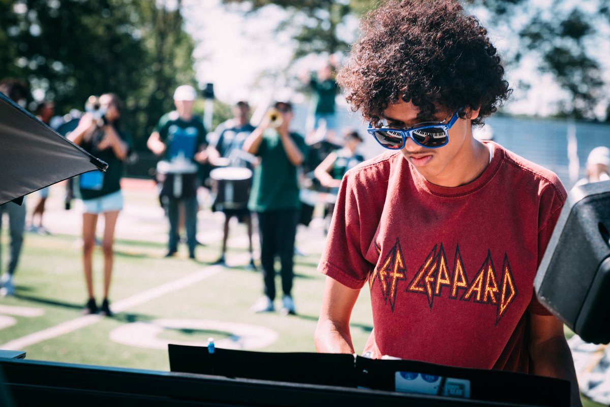 JFKBands's tweet photo. #JFKMB Band Camp Day 5: Thank you to all who came out to the Friends and Family performance of our 2023 production #TheSoundofMetal! We are so proud of the hard work &amp; passion our students exhibited this week &amp; we look forward to developing our show over the course of the season! https://t.co/Si2QRQEhpo