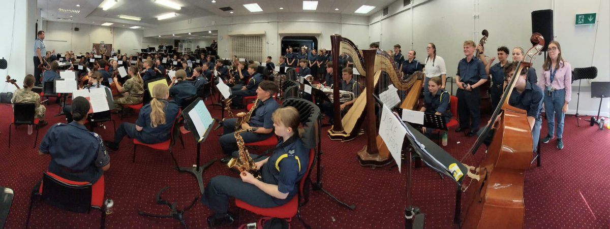 The RAF Air Cadets Festival of Music 1900 (today) Sat 19 August at Lincoln Cathedral is sold out.  But you can still watch using this live link provided by the cathedral - facebook.com/Lincoln.Cathed…