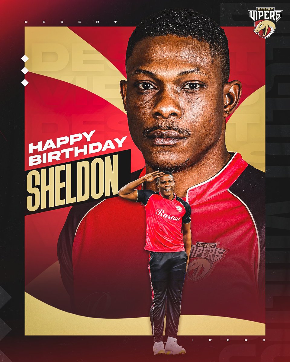 TheDesertVipers's tweet photo. Wishing the best to our ๐ฌ๐จ๐ฅ๐๐ข๐๐ซ ๐๐จ๐ฒ on his birthday ๐ฅณ
Keep those ๐ซก coming, #SheldonCottrell ๐
#DesertVipers https://t.co/sCdA9iRZts