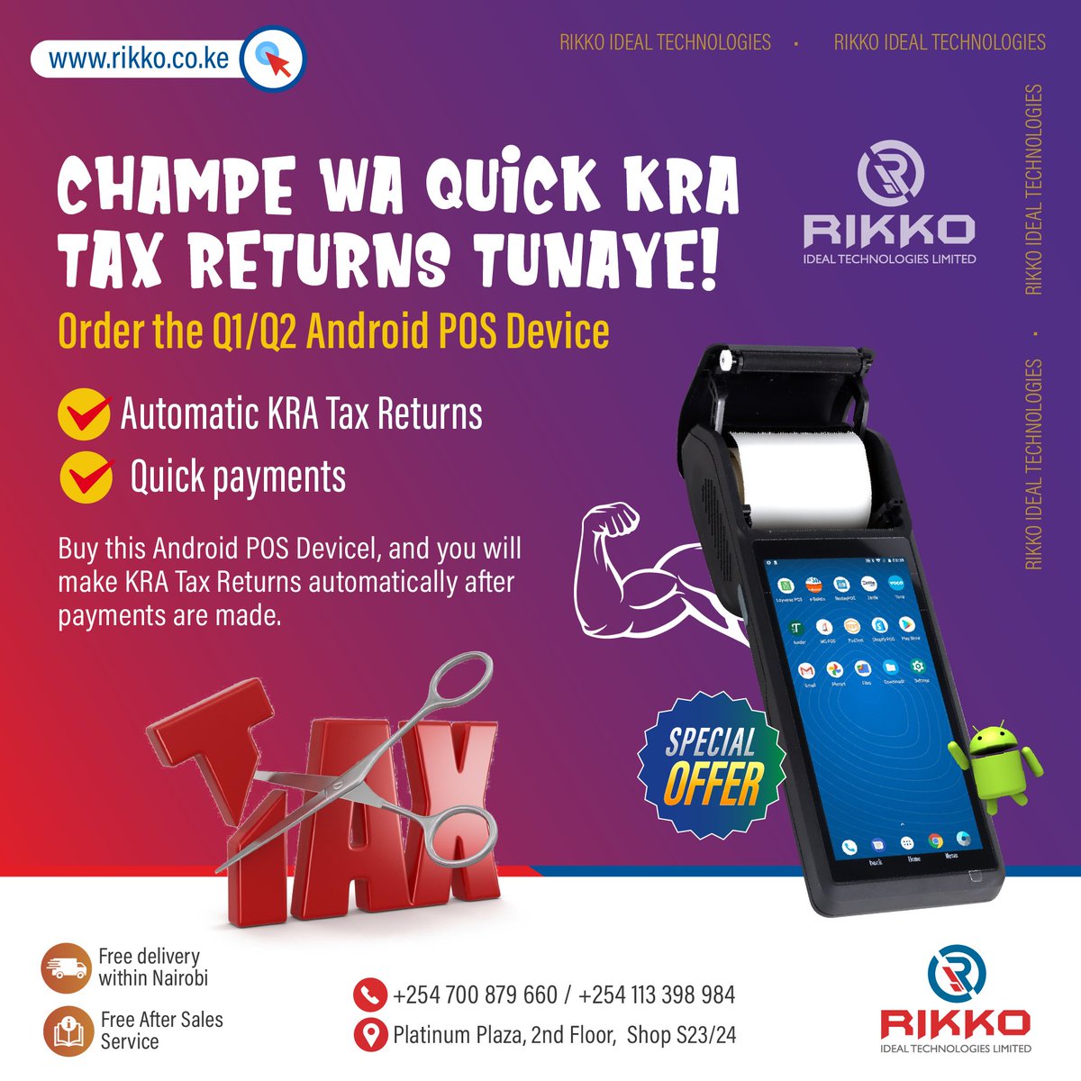 🚀 Goodbye to hassles! The new POS T3 Android eTiMS Ready POS device  submits payments directly to KRA 📱✅#TaxTechInnovation#FasterPayments #SimplifyBusiness 🌟💼