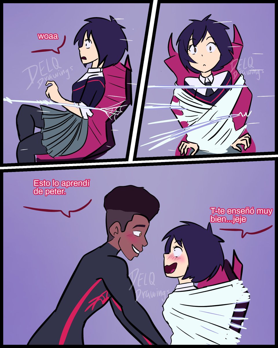 DELQ_Drawings's tweet image. Influencia de peter.
.
#MilesMorales #pennyparker #PeniParker #milesxpeni #milesxpenny #GwenStacy #spidergwen #MiguelOHara #HobieBrown #Spiderpunk #SpiderManAcrossTheSpiderVerse #acrossthespiderverse #acrossthespiderversefanart #SpiderVerse #Spiderman2099
