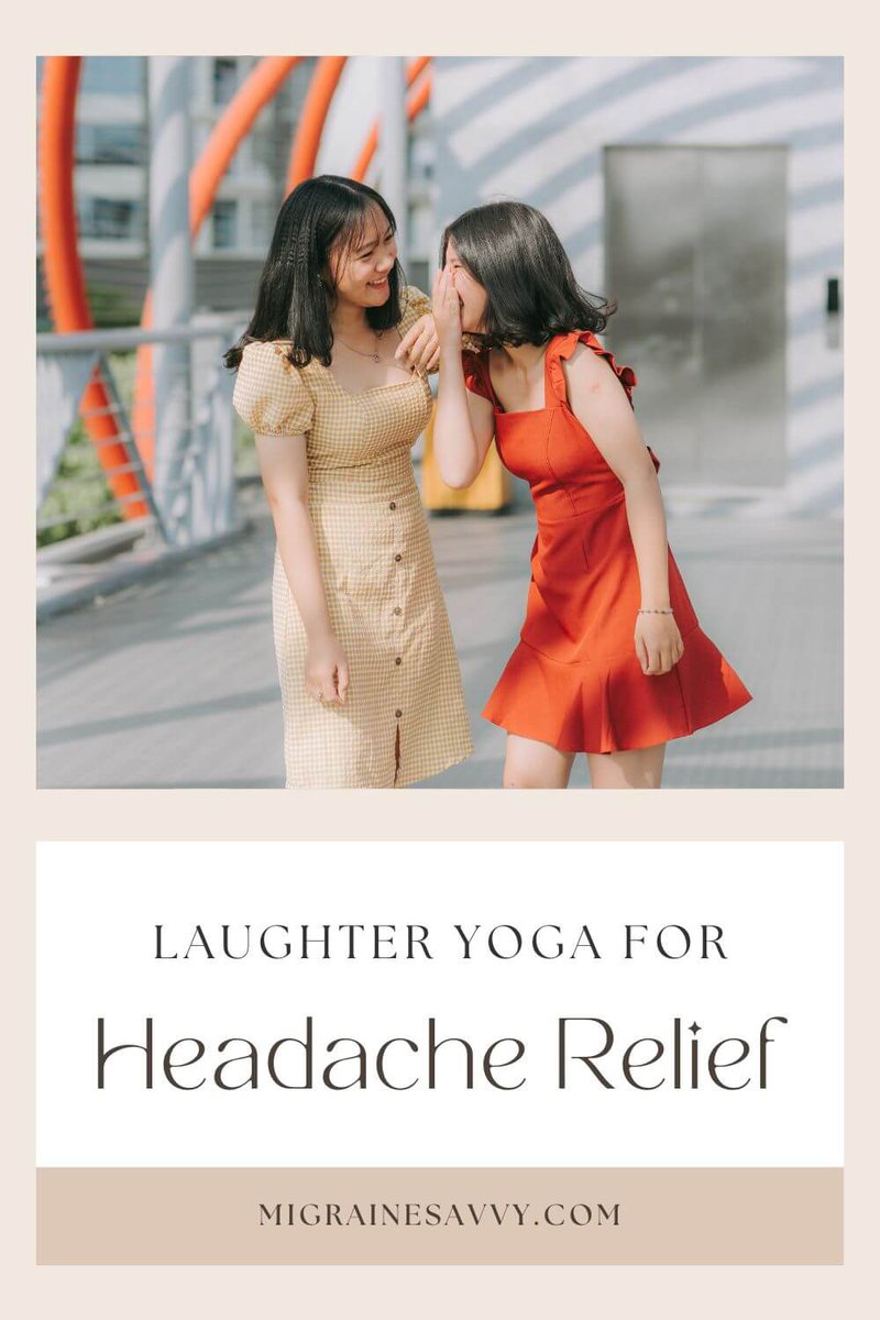 Laughter Yoga for Headache Relief: Easing Pain with Joy: Experience the power of laughter yoga for headache relief and migraine attack reduction. Uncover how laughter yoga can ease headaches and boost well-being. #migraine #headaches #migrainerelief migrainesavvy.com/laughter-yoga-…