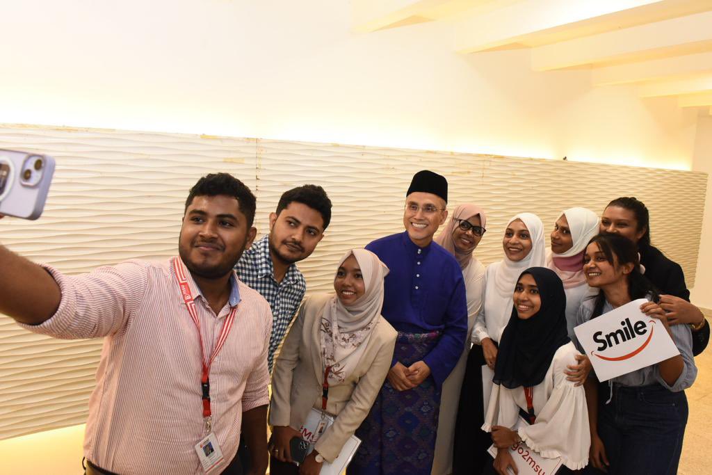 Happy faces with #MSUrians of various mobility, inbound & outbound programs, at the soft launch of Scholarship for Mobility & International Learning Experiences (SMILE). Excited for their upcoming journey with our global univ partners. @MSUMalaysia @MSUCollege @YayasanMSU