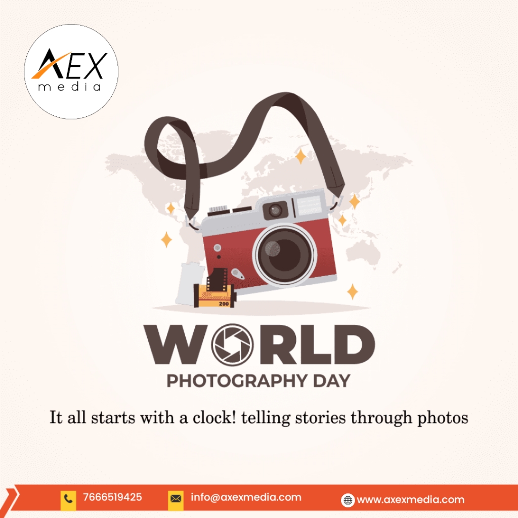 📸 Happy World Photography Day 🌐🖥️ #WorldPhotographyDay #WorldPhotographyDay2023 #SEO #PPC #websitedevelopment #digitalmarketingagency #pune #axexmedia