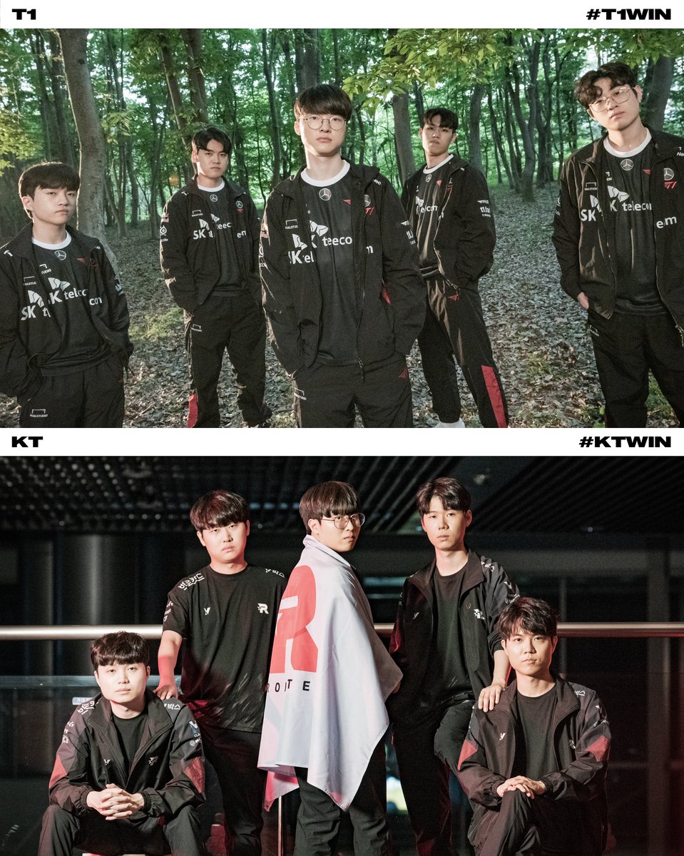 lolesports's tweet photo. One of the most important Telecom Wars in history:

@T1LoL and @KTRolster_tw face off NOW in the #LCK Lower Bracket Final!

📺 https://t.co/dJLGM2hSEJ https://t.co/XGOHjkbPpA