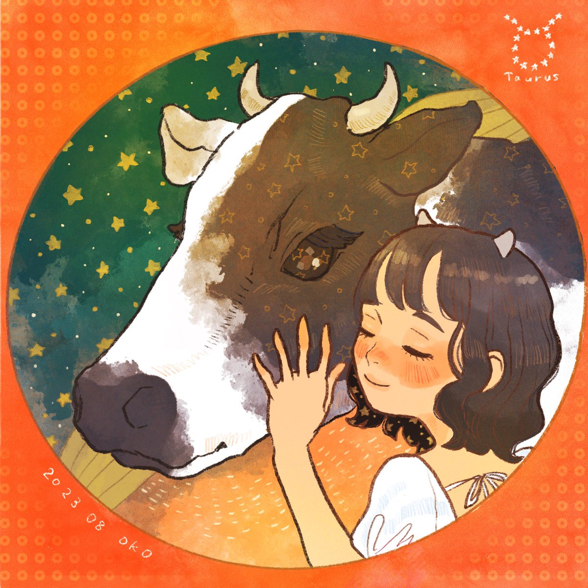 1girl blush closed eyes smile horns black hair shirt  illustration images