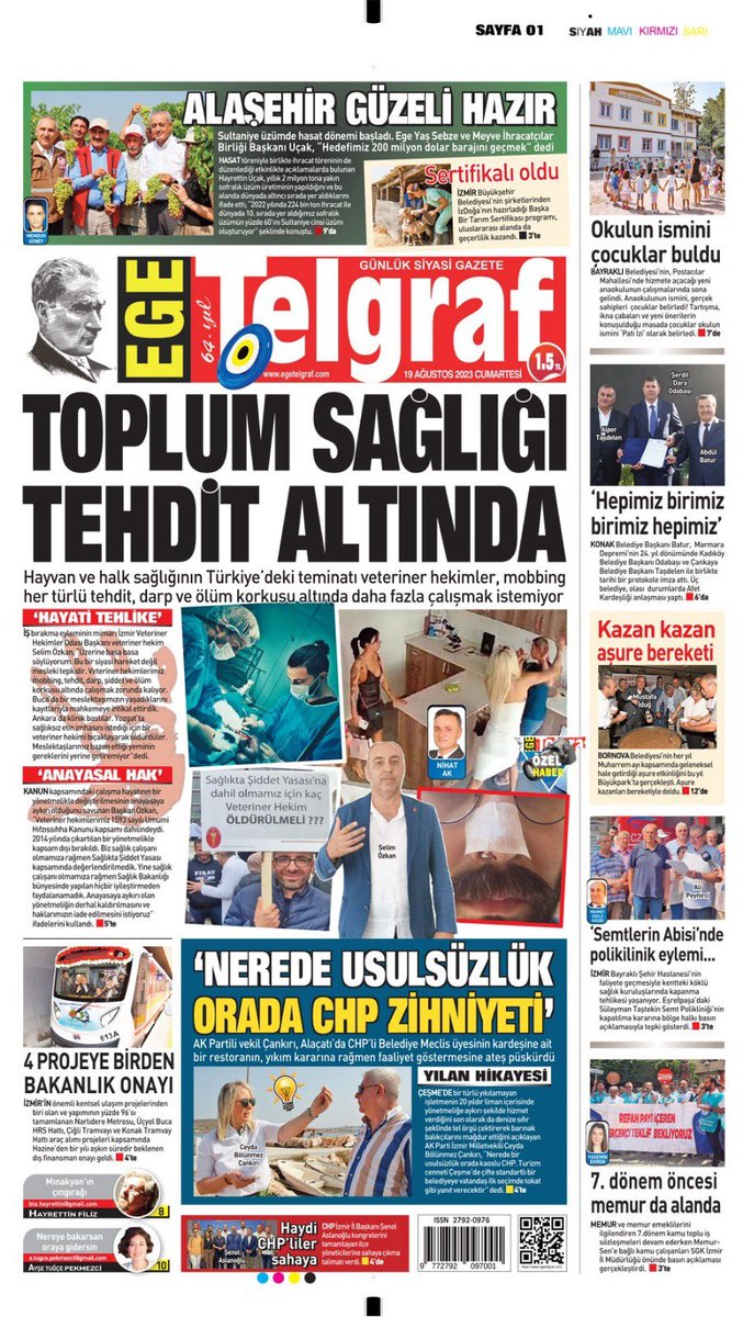 Toplum sağlığı tehdit altında.
Sağlıkta şiddet yasasına dahil olmamız için daha kaç hekim öldürülmeli?