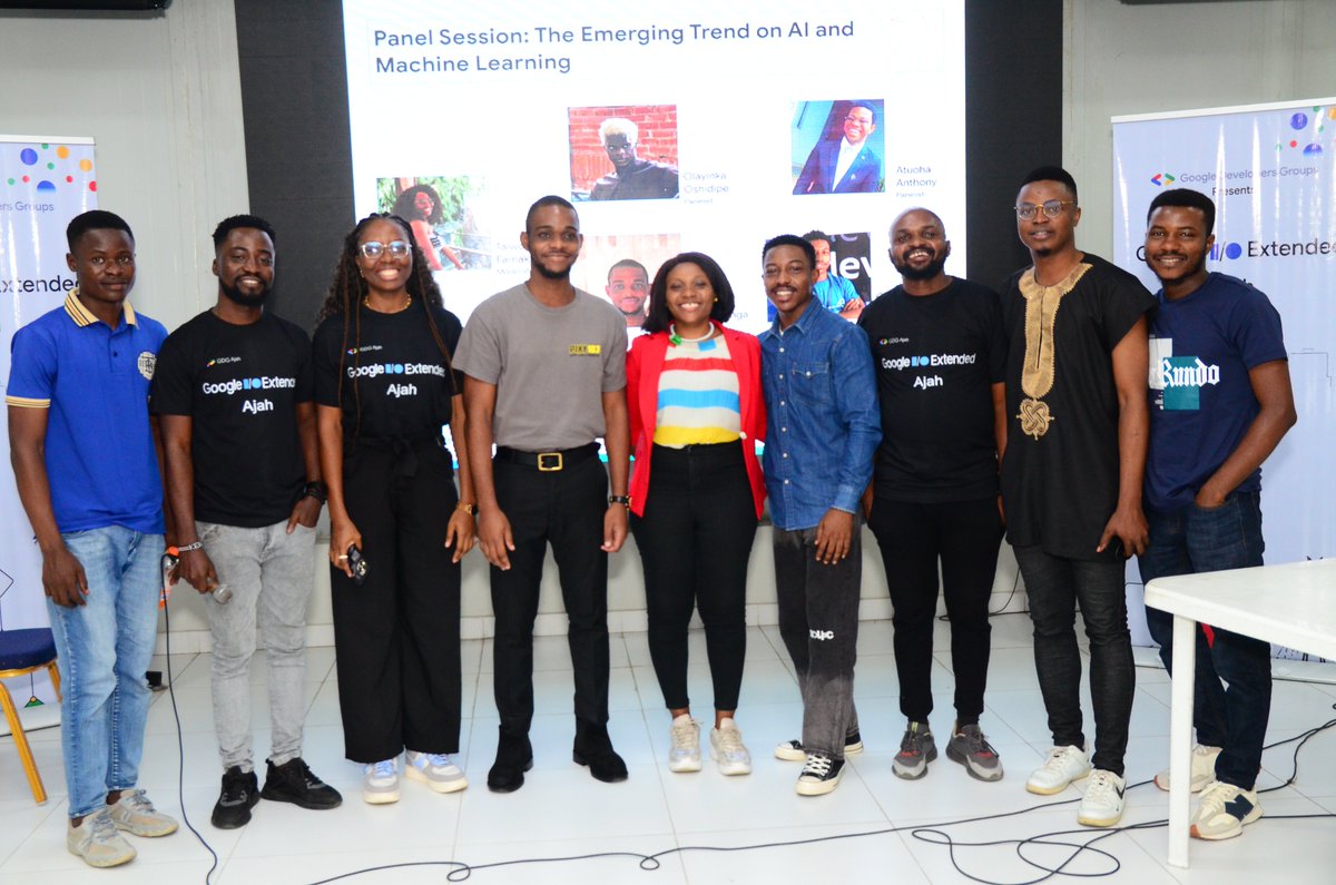 GdgAjah's tweet image. We had an amazing time with our attendees at our #GoogleIOExtendedAjah last weekend. 

Thank you all for joining us. ❤

#GoogleIOExtended #IOExtended #IOExtendedAjah