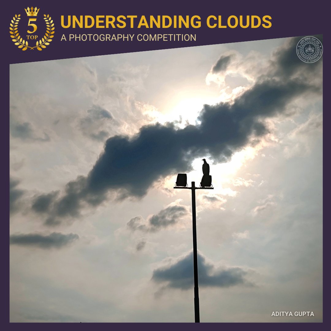 IITKanpur's tweet photo. Celebrating #WorldPhotographyDay!!

1. Intercepting the Clouds - Aditya Gupta (CSE)
It was evening, the eagle was looking at the sky and might be taking some rest before his long way into the clouds which will lead him to his home.
#photography #clouds #IITKanpur #iitk https://t.co/OWu0rKDdQK