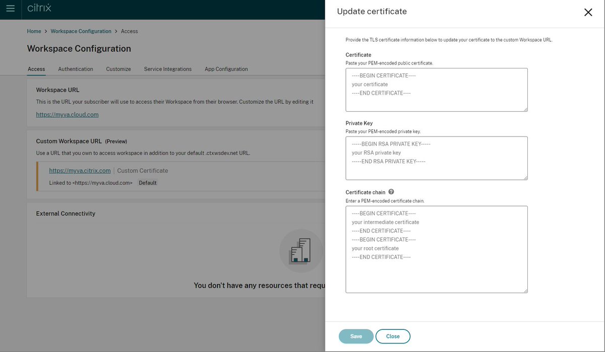 #Citrix Cloud custom Workspace URL: You can now upload your own TLS certificate docs.citrix.com/en-us/citrix-w…