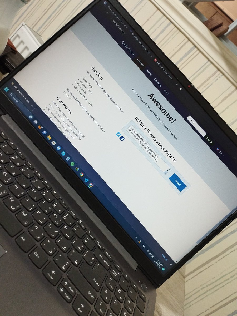 itssam247's tweet image. I just got #XAMPP from @apachefriends
apachefriends.org #Opensource