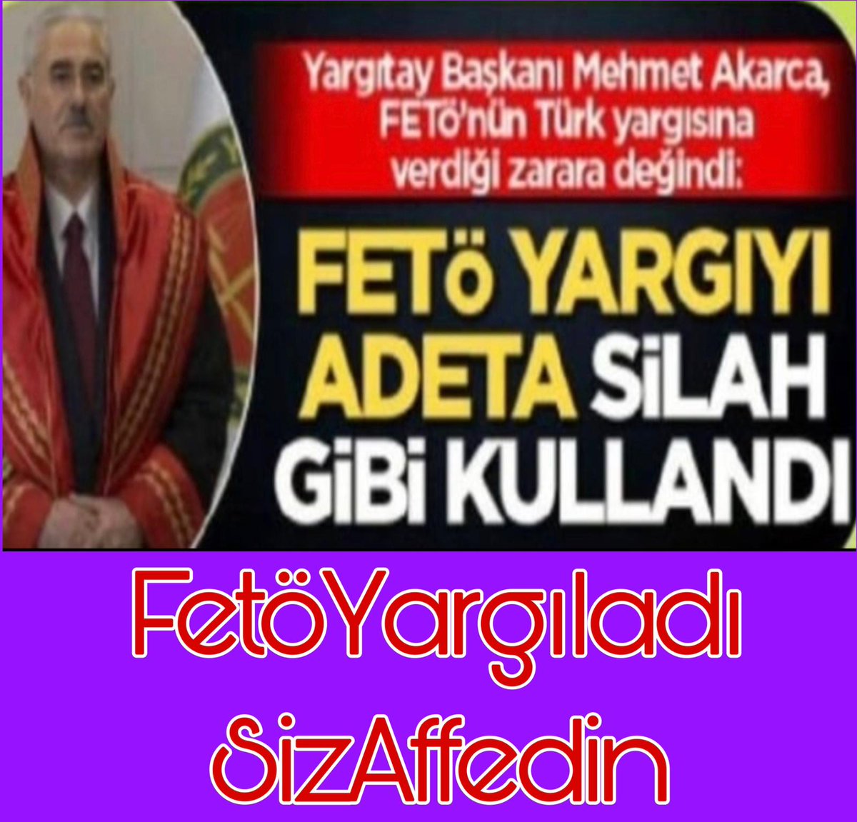 Adil yargilanmadik haksiz cezalara sadece sevdiklerimiz  degil  bizler de mahkum  edildik bu yüzden 
AF İSTİYORUZ
<a href="/RTErdogan/">Recep Tayyip Erdoğan</a> 
<a href="/yilmaztunc/">Yılmaz TUNÇ</a>