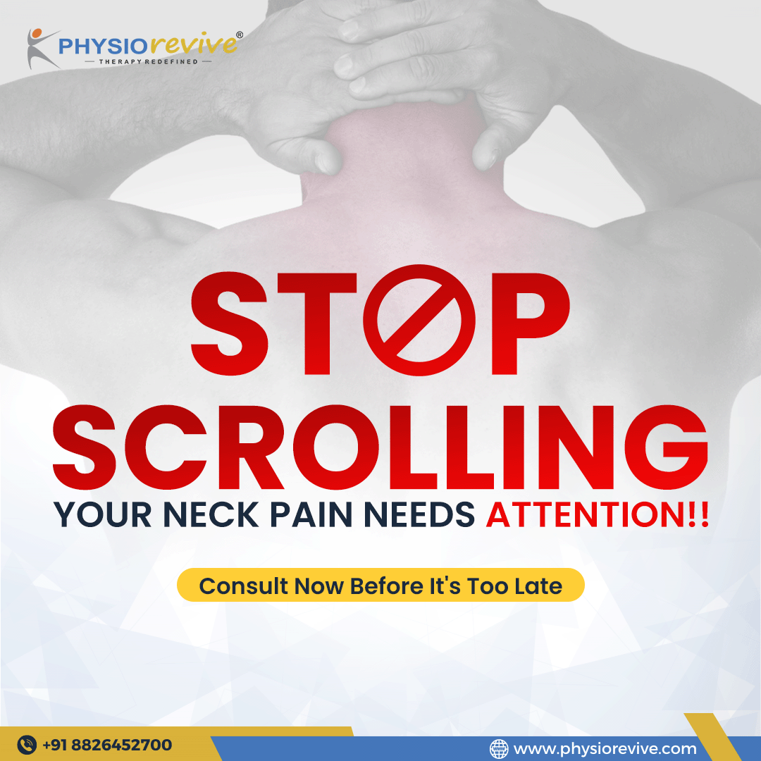 Stop Scrolling - Your Neck Pain Needs Attention!! Consult now before it's too late.
.
Ready to Begin? 📞+91 88264 52700
Learn More at: 🌐 physiorevive.com
.
#neckpain #backpain #physiorevive #painrelief #wellness #health #shoulderpain #spine #lowbackpain #physicaltherapy