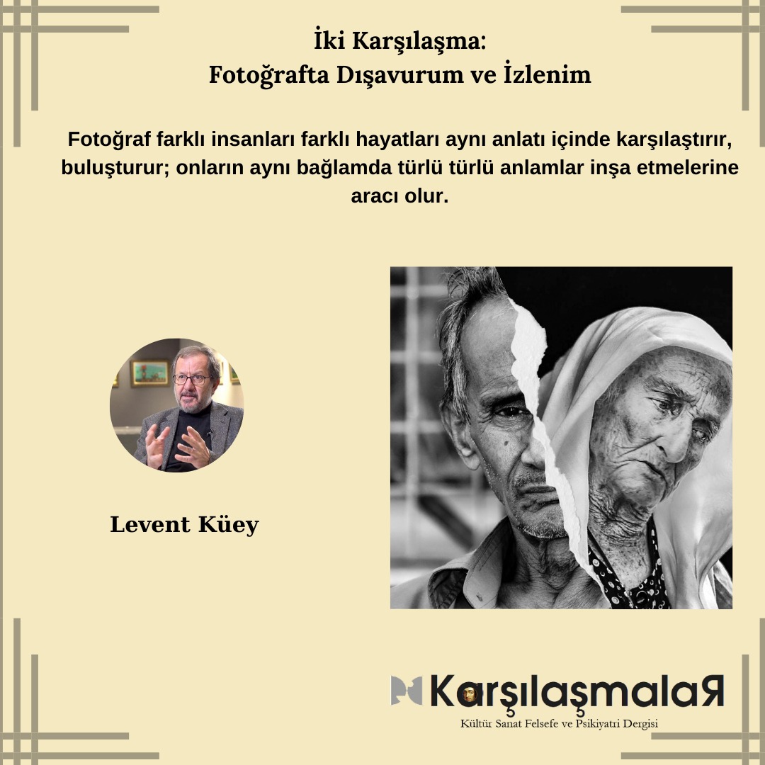 Karşılaşmalar Dergisi

Dergimizin bu sayısında Levent Küey "İki Karşılama: Fotoğrafta Dışavurum ve İzlenim" adlı yazısıyla yerini alıyor...

Keyifli okumalar dileriz

#karşılaşmalardergisi #psikiyatri #fotoğraf #sanat #felsefe