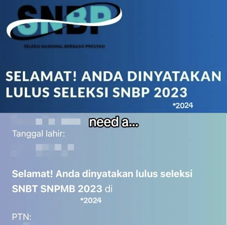every anak kelas 12 need a: