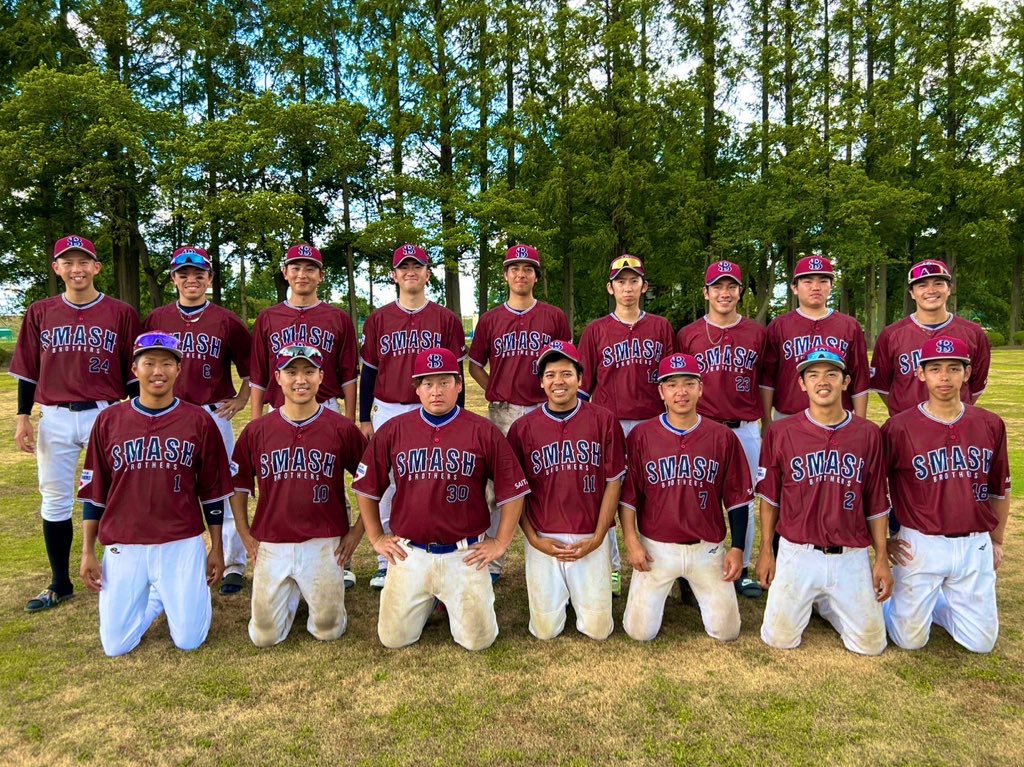 SumaburaWarabi's tweet image. 練習試合のお知らせ

〈1試合目〉

VS 新所沢ライノーズ 様
場所：大宮けんぽグラウンド5面

〈2試合目〉

VS #STBC 様
場所：大宮けんぽグラウンド60面

〈予定〉
日付：8月20日(日) 
1試合目 9時30分~11時30分
2試合目 14時~16時

#スマブラTV
#野球
#蕨市