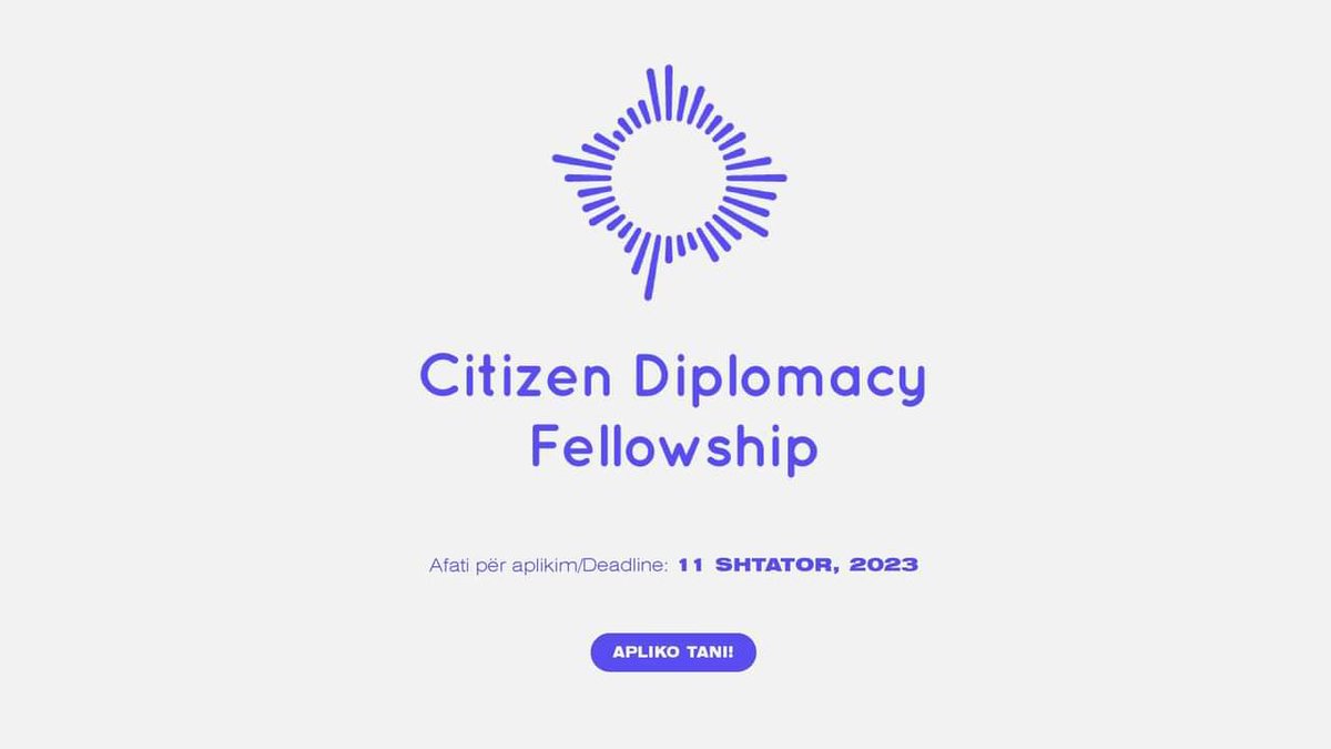 We are thrilled to announce that the OPEN CALL for the second cohort of the #CitizenDiplomacy Fellowship Programme is now open. We invite all young professionals from diaspora to consider applying.

Apply here: cdfellowship.com