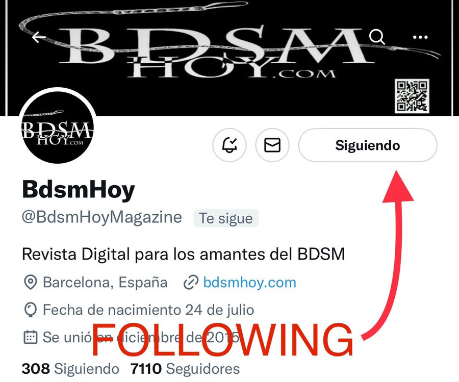 BdsmHoyMagazine's tweet photo. #BDSMHOY Si te gusta lo que hacemos, síguenos , danos, un LIKE y compártenos con tus amistades, si tienes alguna duda o pregunta info@bdsmhoy.com, y lo mismo, si te interesa estar en nuestro exquisito 👠#VAMOSDETACONEO📷https://t.co/jOk6EVuuvL https://t.co/Qnx6dRYnga