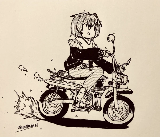 早くバイクが快適に乗れる季節になってほしいものです…
 #バイクの日 