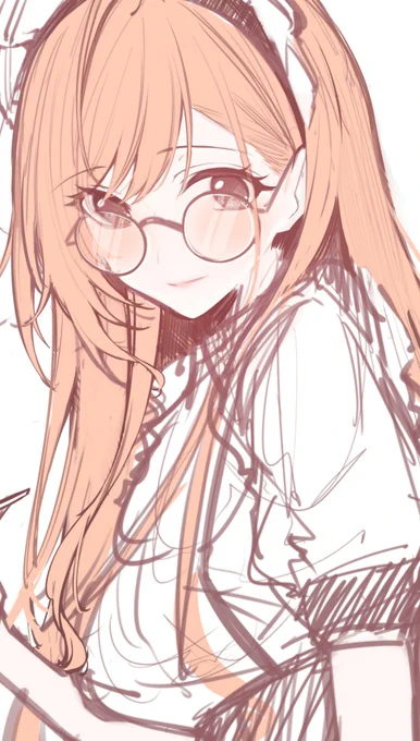 自分の好きなものをいろいろ詰め込みまくった夏葉さんの落書き～#有栖川夏葉 